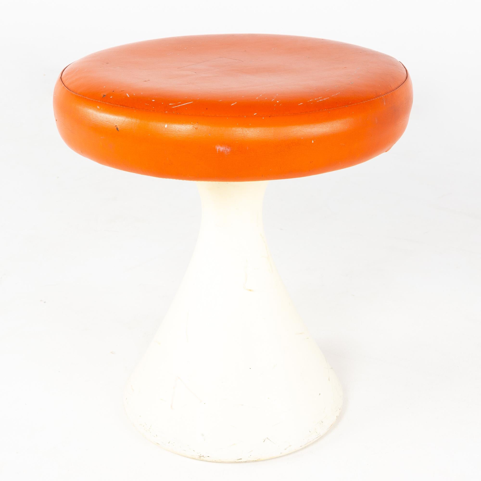 American Saarinen Style Mid Century Tulip Stool For Sale