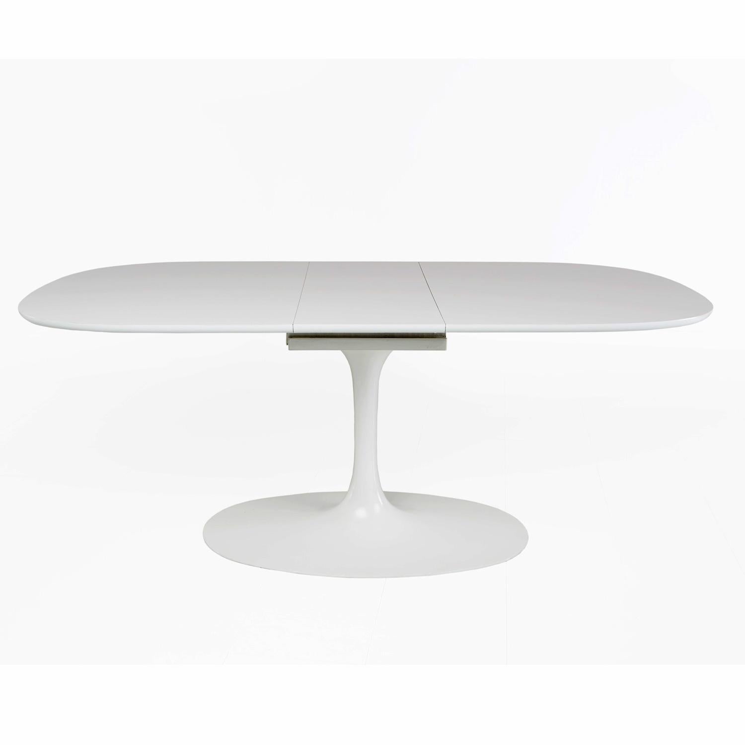 extendable tulip dining table