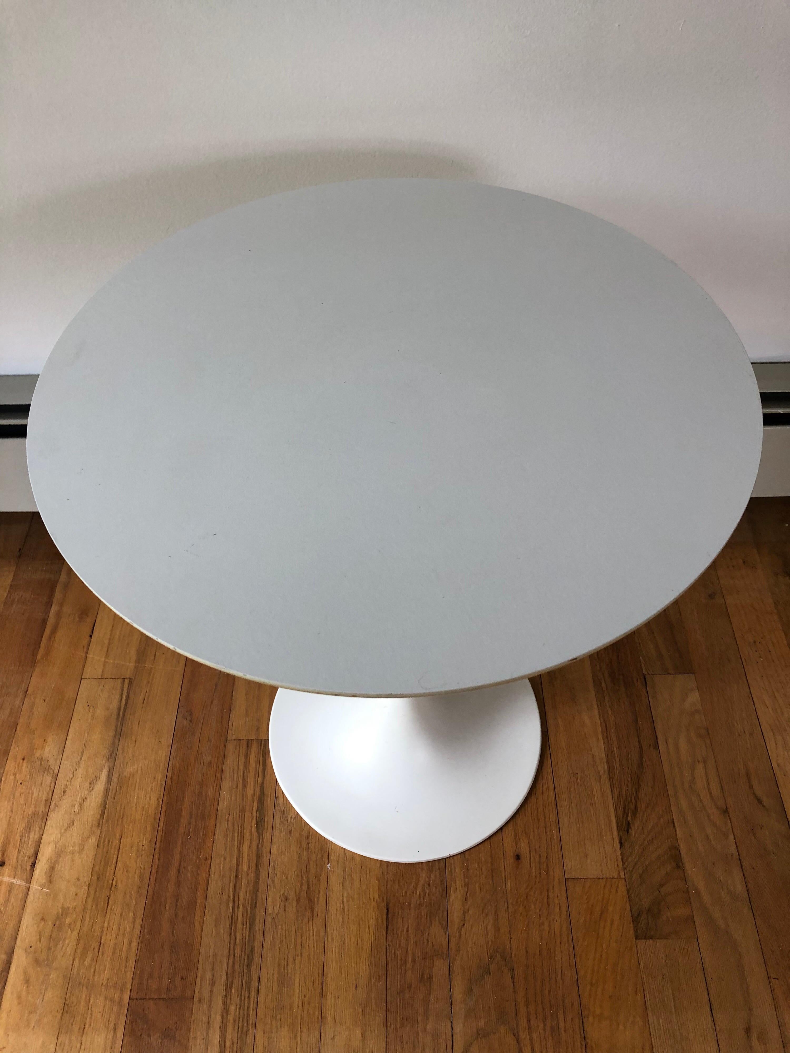 American Saarinen Style Tulip Side Table