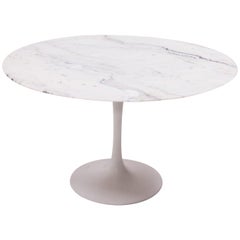 Vintage Saarinen Style Tulip Table with a Marble Top