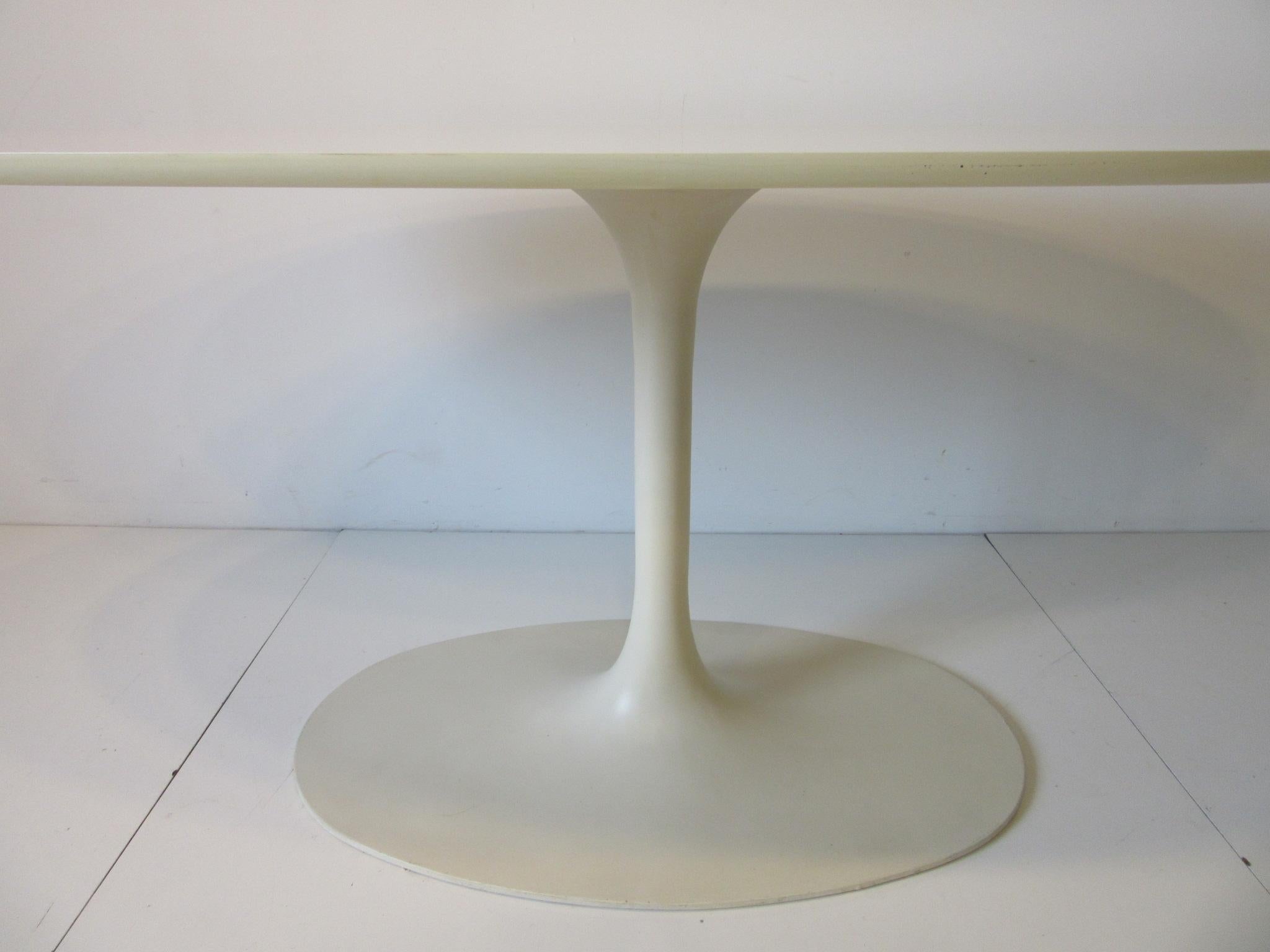 20th Century Dining Table or Tulip Desk by Maurice Burke in the style of Saarinen 