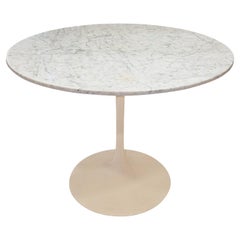 Saarinen Tulip Style Dining/Game Table with Custom Polished Marble Top 1990s