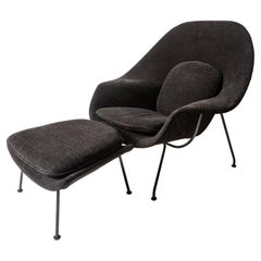 Retro Saarinen Womb Chair and Ottoman by Knoll