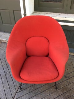 Saarinen Womb Chair and Ottoman for Knoll