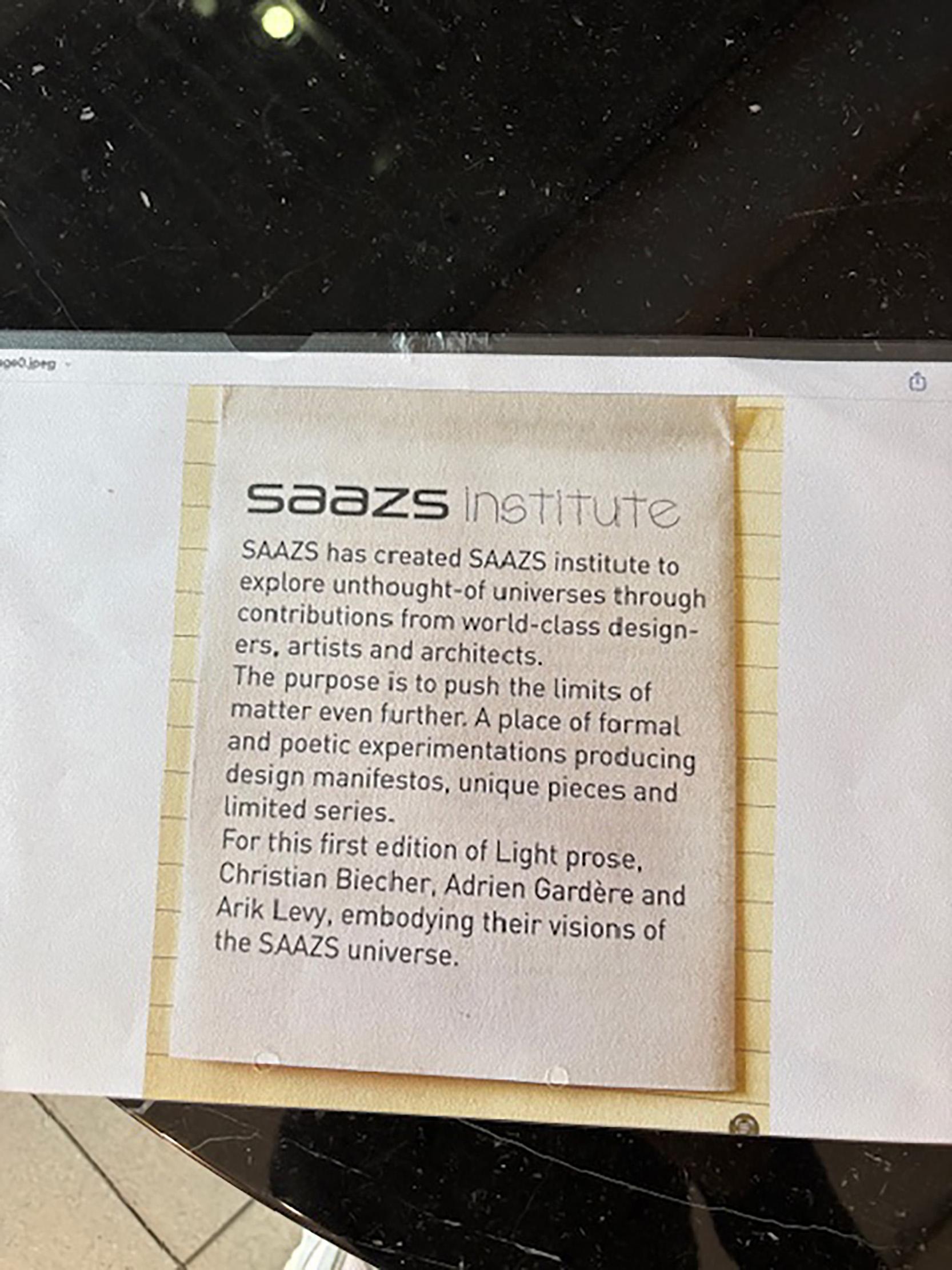 Table basse lumineuse Saazs Black Limited Edition Découvrir en vente 5