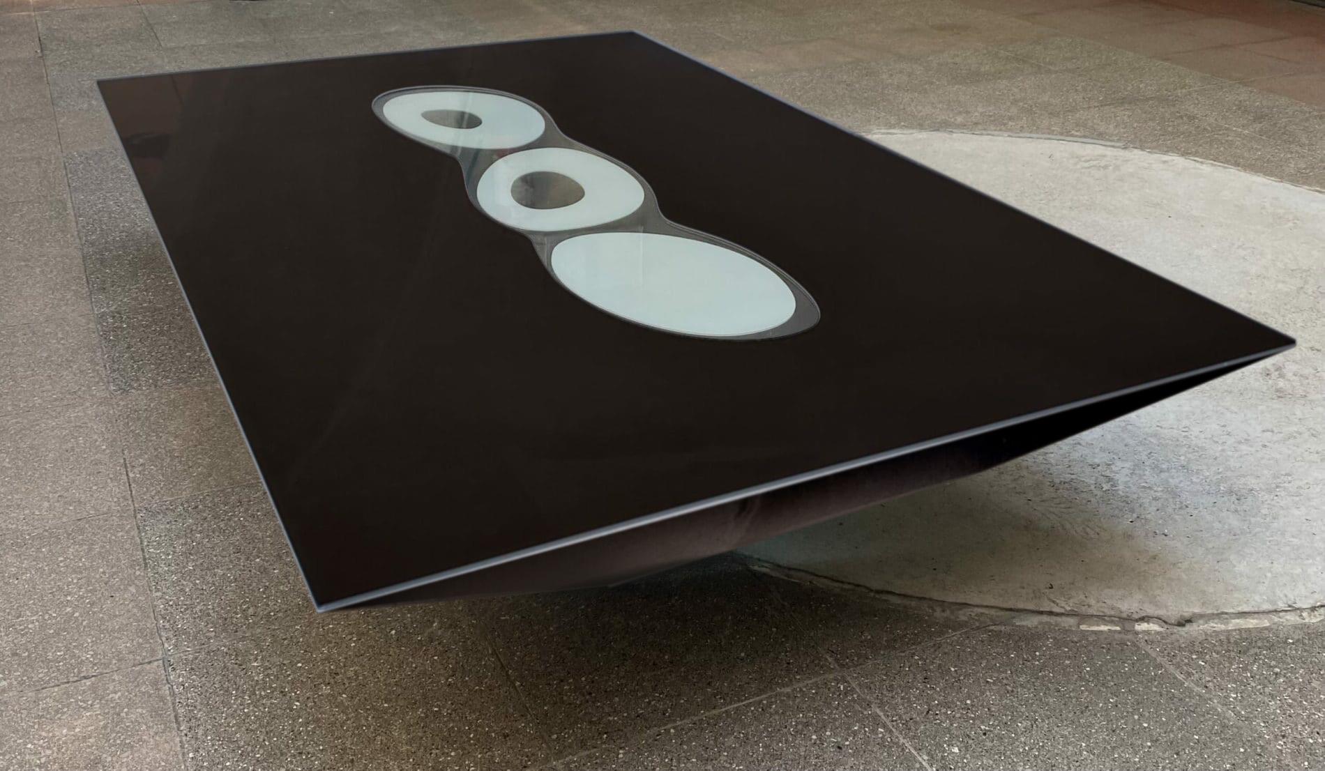 Table basse lumineuse Saazs Black Limited Edition Découvrir en vente 6