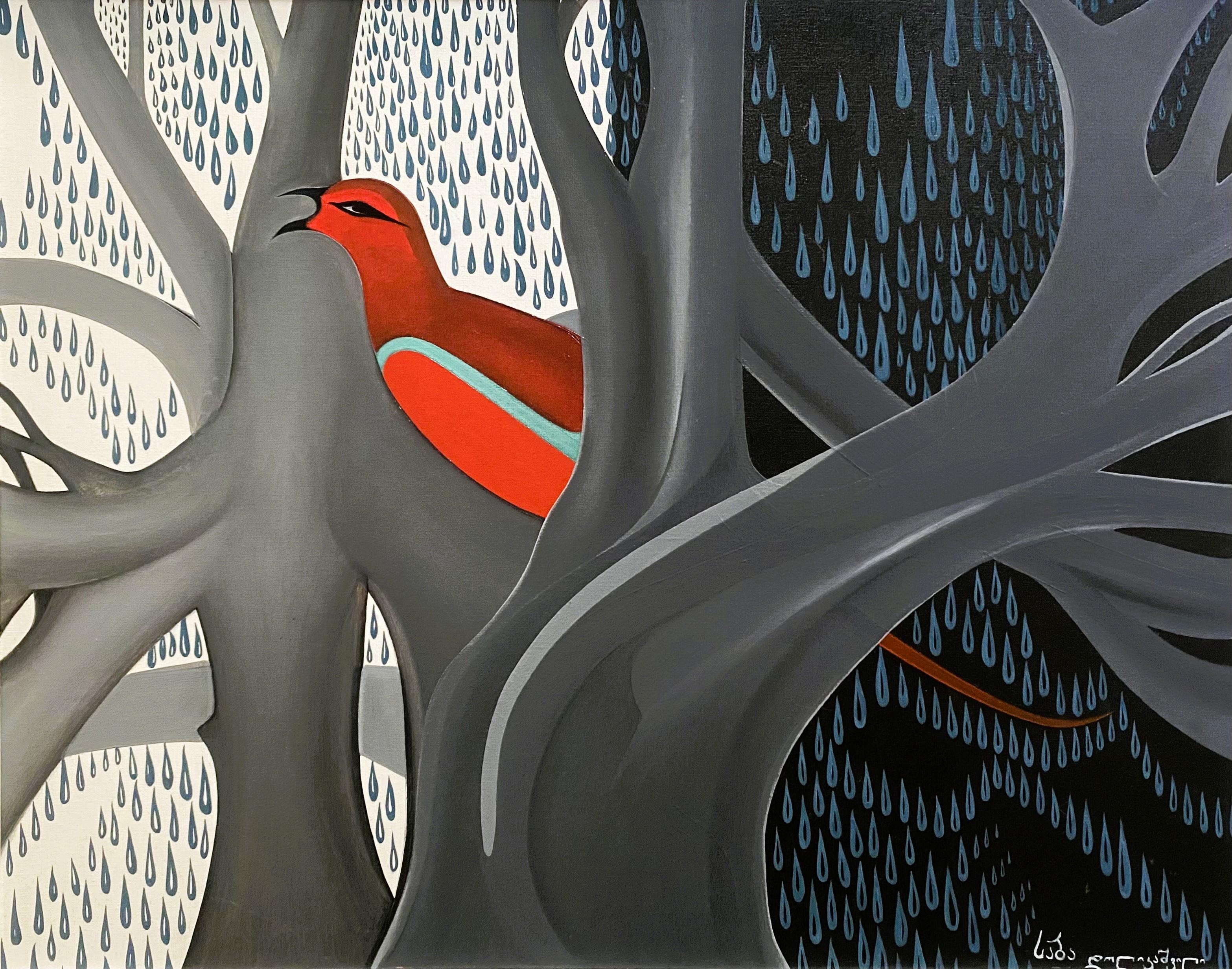 Huile sur toile

Saba Artistics est une artiste géorgienne née en 2003 qui vit et travaille à Tbilissi, en Géorgie. Il est diplômé de l'Académie nationale des arts de Tbilissi en 2025. Son travail est ancré dans la peinture narrative symbolique. Son