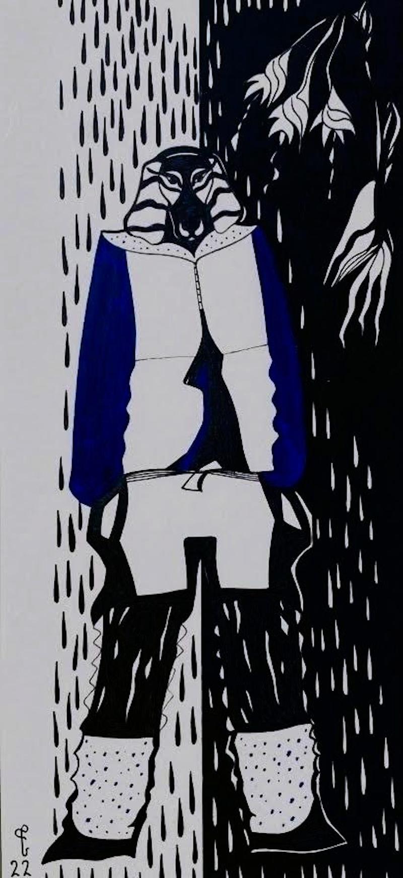Zeitgenössische georgische Kunst von Saba Dolikashvili - Vetements 33