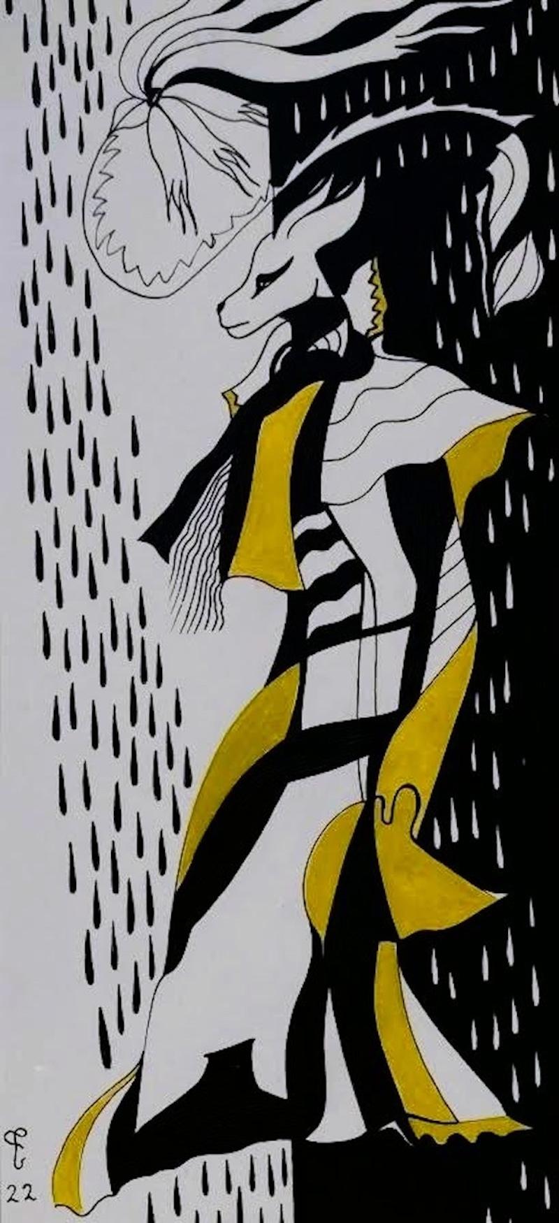 Zeitgenössische georgische Kunst von Saba Dolikashvili - Vetements 6