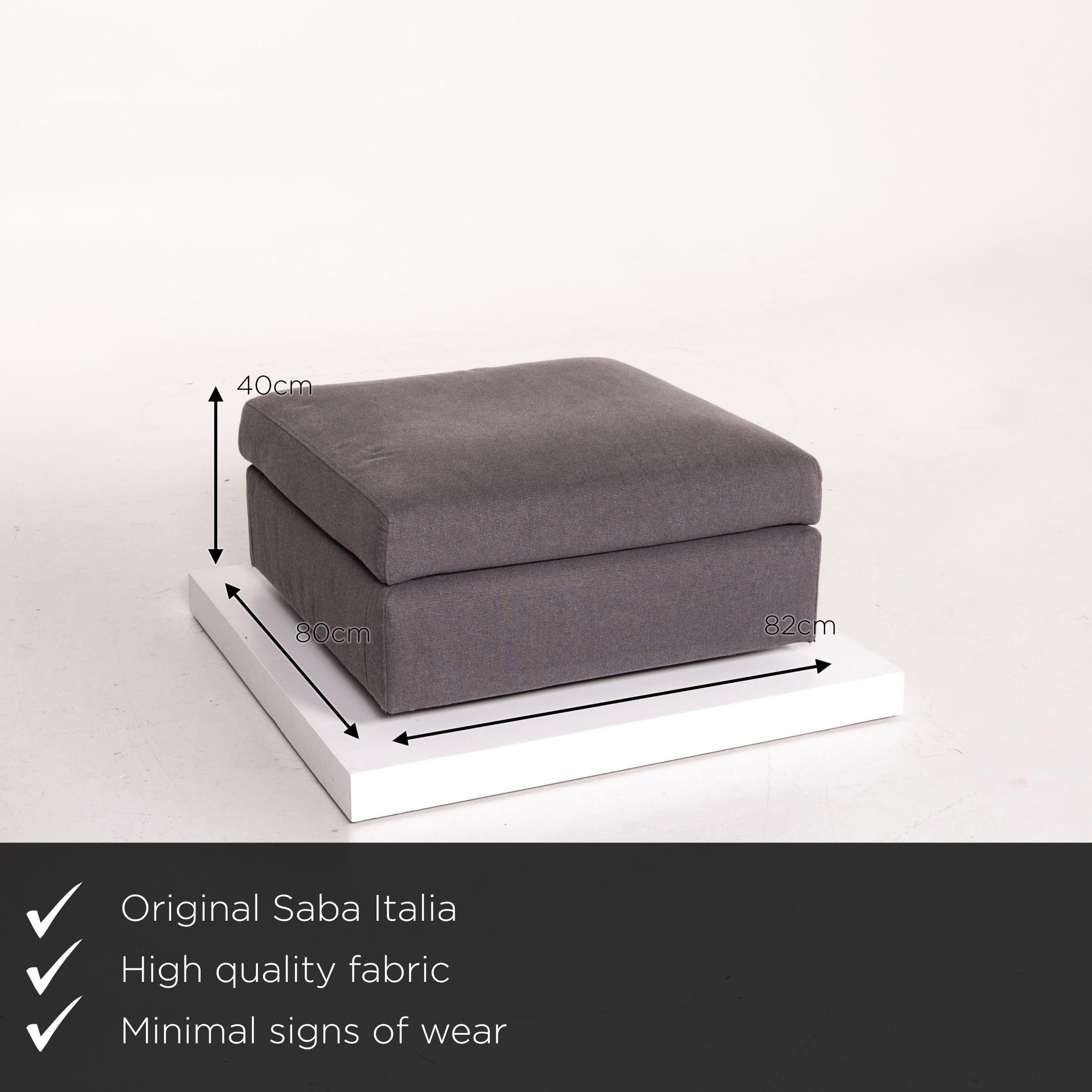 We present to you a Saba Italia fabric ottoman gray ottoman.

Product measurements in centimeters:

Depth 80
Width 82
Height 40.







 