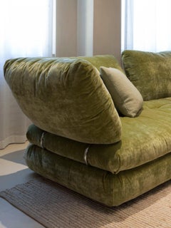 Saba Paso Doble Two-seater Modular Sofa by Nicola Pavan