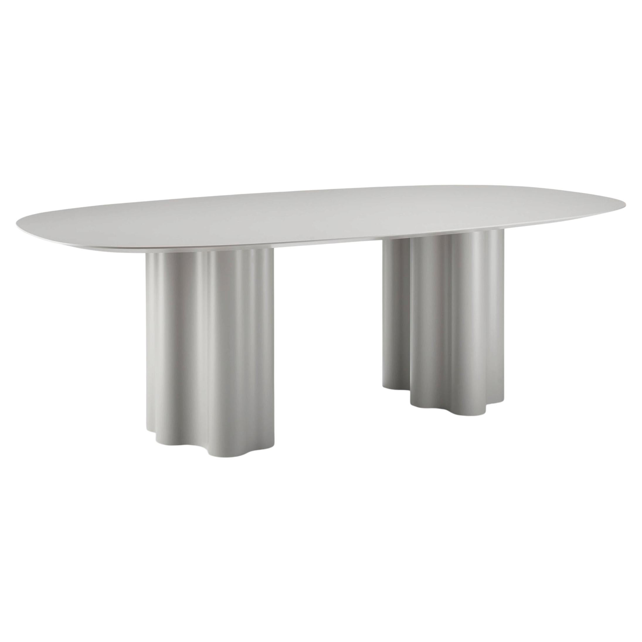 Saba Teatro Magico - Oval Dining Table 240 separate bases by 967arch For Sale