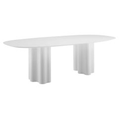 Saba Teatro Magico - Oval Dining Table 240 separate bases by 967arch