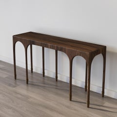 Sabai Console Table in American Walnut by Hegi Design House