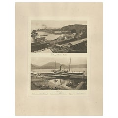 Sabang Port, Pulau Weh – Kleingrothe Dutch East Indies Coaling Photo c.1910