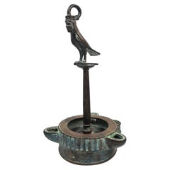 Sabatino De Angelis Fils Grand Tour Bronze Oil Lamp