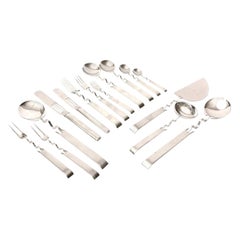 Sabattini per Rosenthal Set di posate in acciaio inossidabile vintage e raro da 60 pezzi