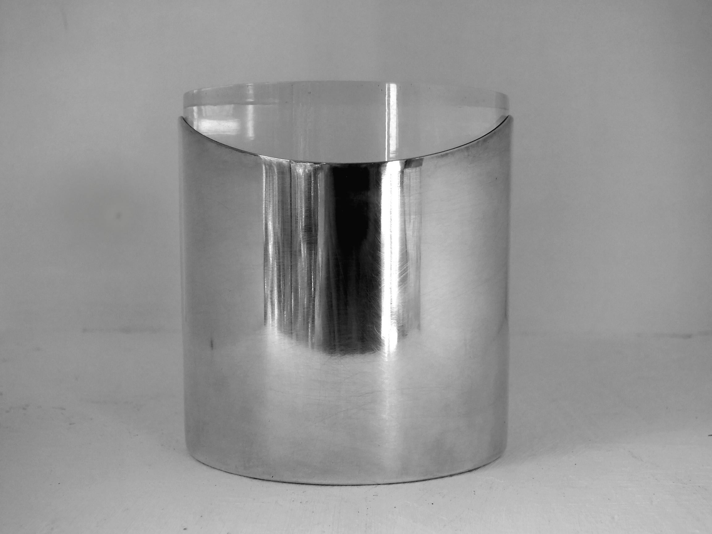 Minimalist Sabattini Italy production in years 50 jewelry box For Sale