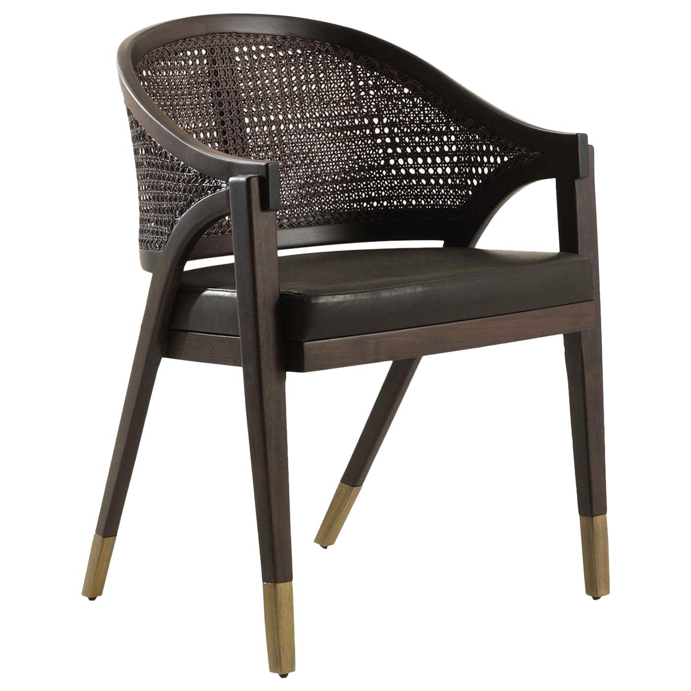 Sabaudia Viennese Cane Armchair by Fratelli Boffi For Sale