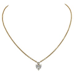 Sabbadini 2.48 Carat Heart-Shape Diamond Pendant Necklace