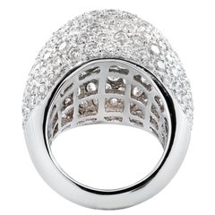 Sabbadini 9.48ct Diamond Bombe Cocktail Ring