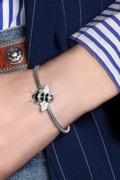 Sabbadini Baby Bee Laquer & Gold Bracelet