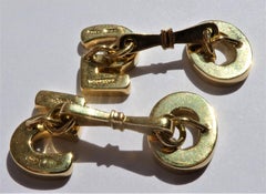 Sabbadini Milano 18 Karat Yellow Gold Cufflinks