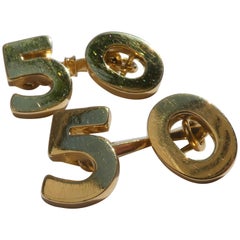 Sabbadini Milano 18 Karat Yellow Gold Cufflinks