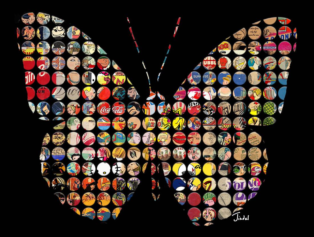 Sabeena Jindal Color Photograph - Butterfly Kisses 1/1
