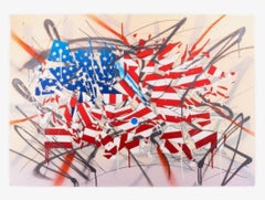 INDIVISIBLE Unique Hand-finished Mixed Media Print