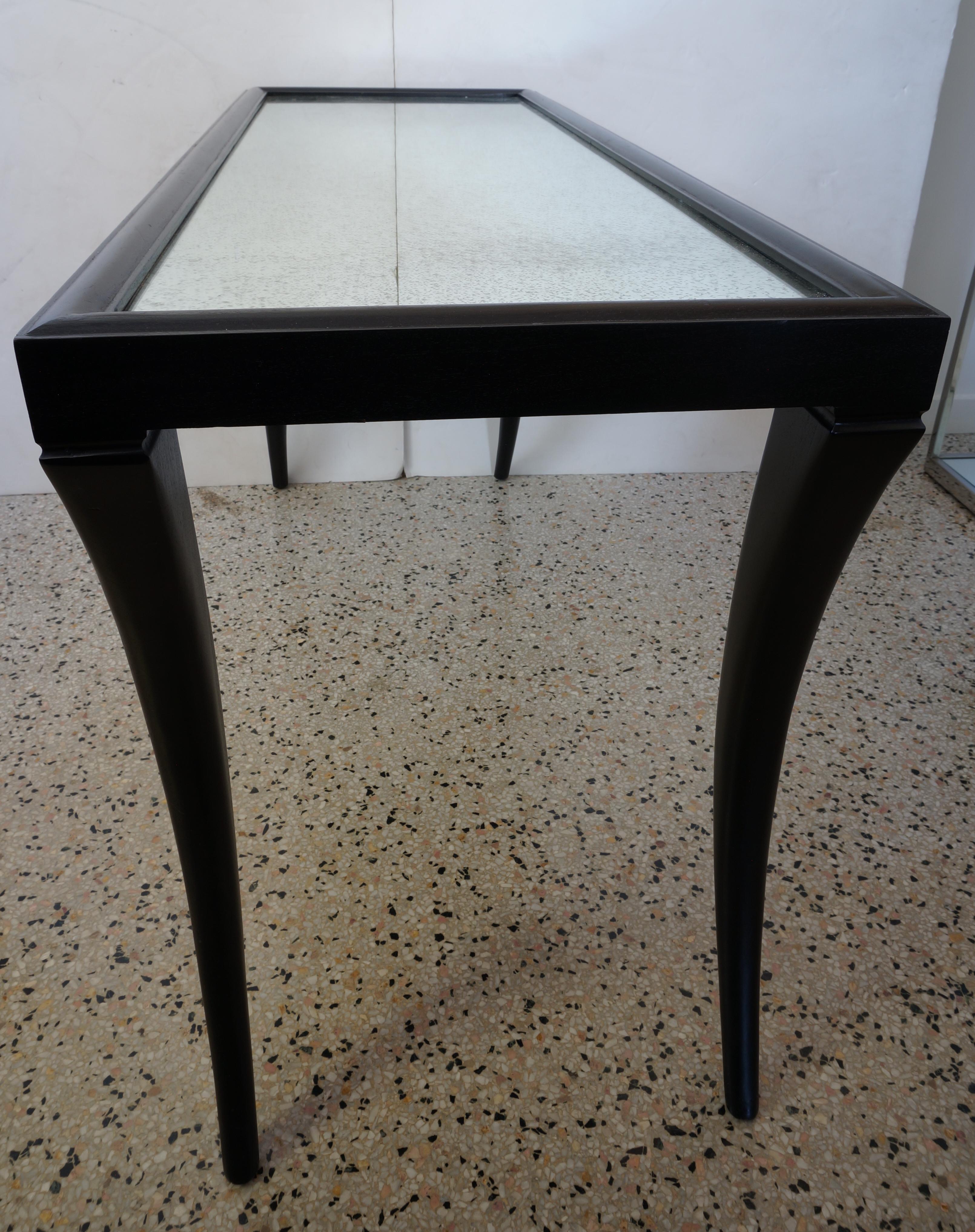 Late 20th Century Saber Leg Console Table For Sale