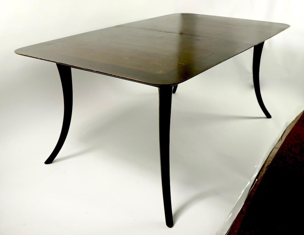 Saber Leg Dining Table by Robsjohn Gibbings for Widdicomb For Sale 2