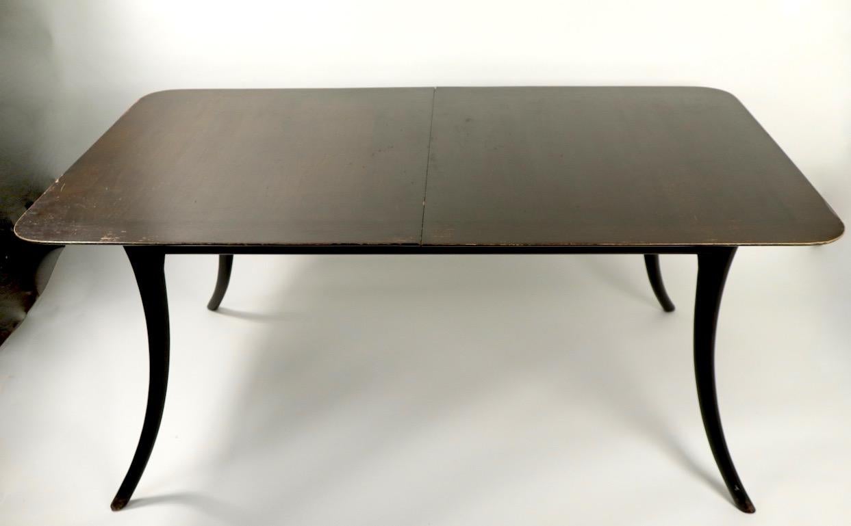Mid-Century Modern Saber Leg Dining Table by Robsjohn Gibbings for Widdicomb For Sale