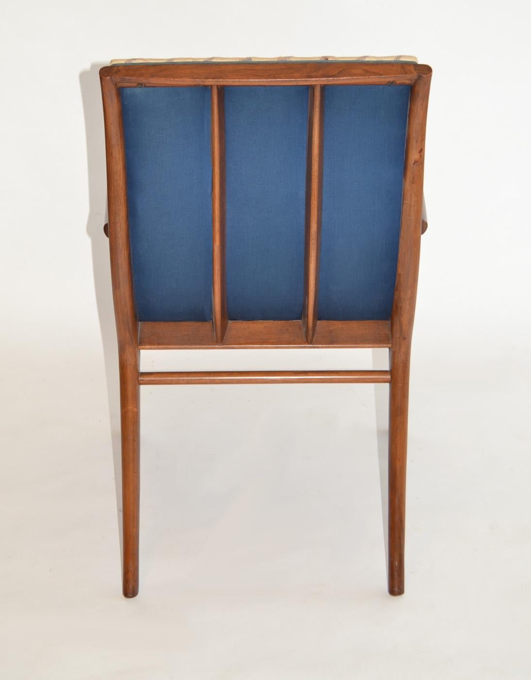 American Set of Six Saber Leg Dining Chairs by T.H. Robsjohn-Gibbings for Widdicomb