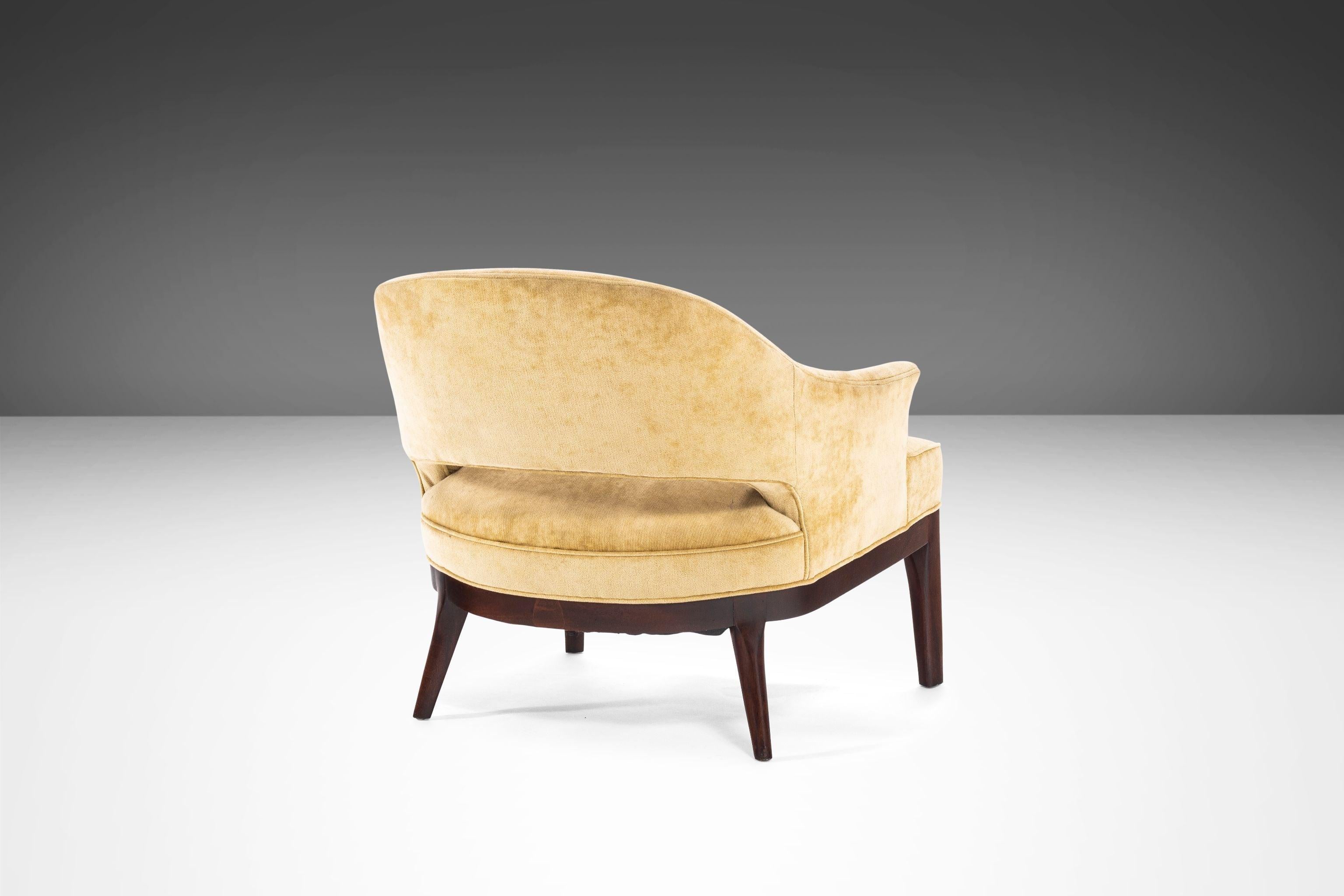 Silla de salón con patas de sable Atribuida a Harvey Probber, EE.UU., c. 1960 en Bueno estado para la venta en Deland, FL