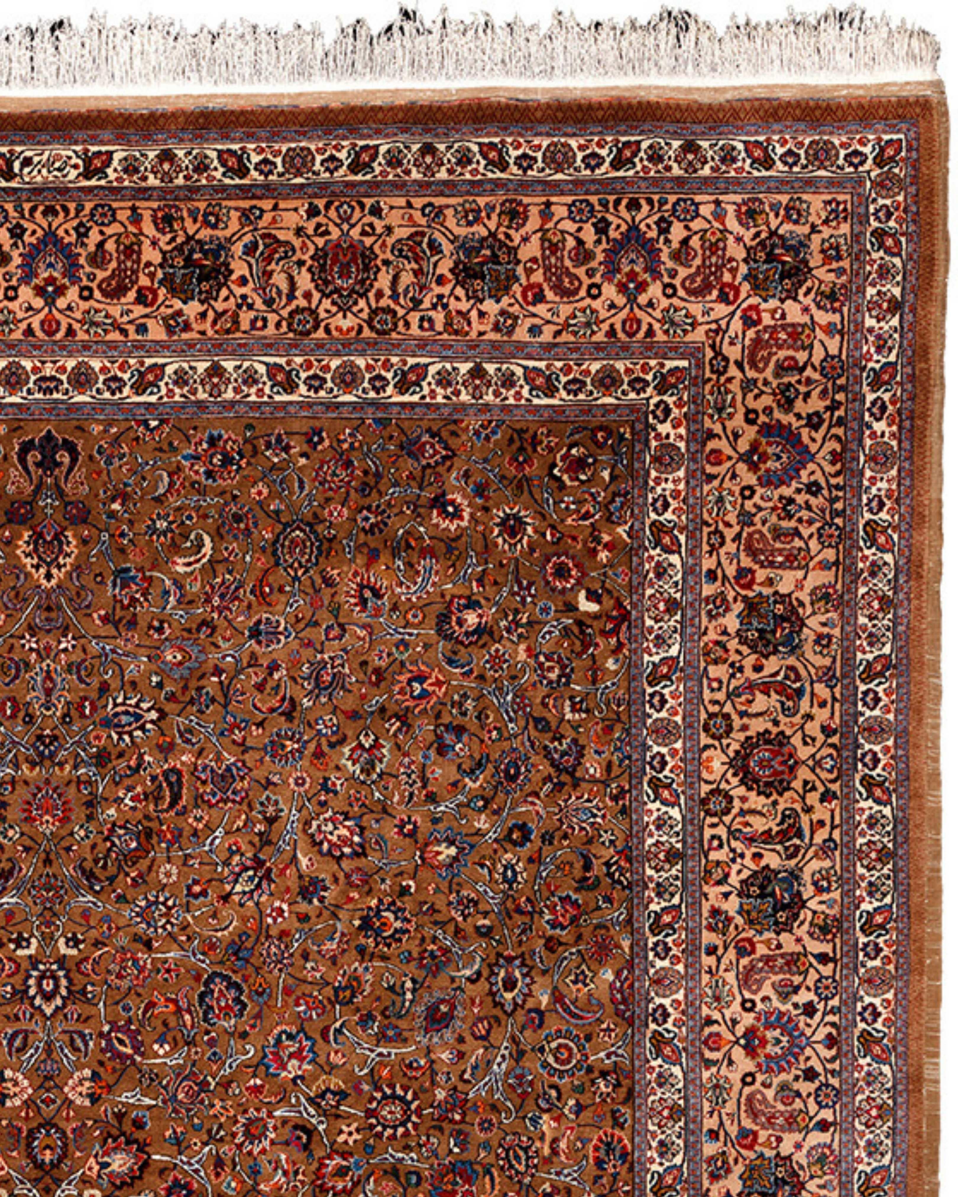 Persian Saber Mashad Carpet, Early 20th Century