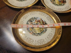 Sabin Crest-o-Gold 22K China Set with Teapot - 15 Pieces