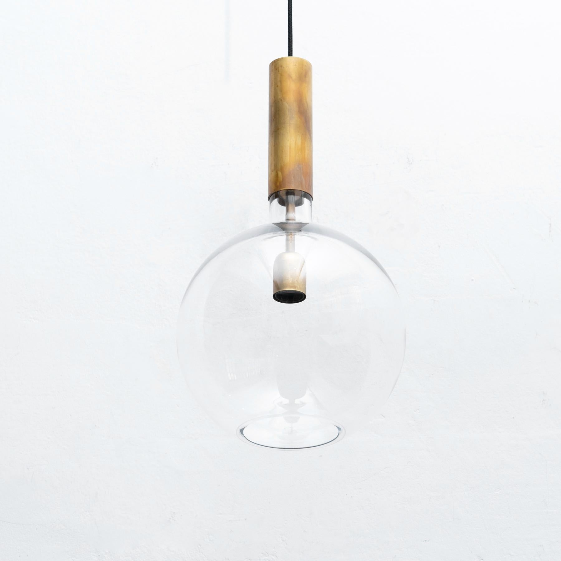 Brass Sabina Grubbeson 3419-6 ROSDALA XL Ceiling Lamp by Konsthantverk For Sale