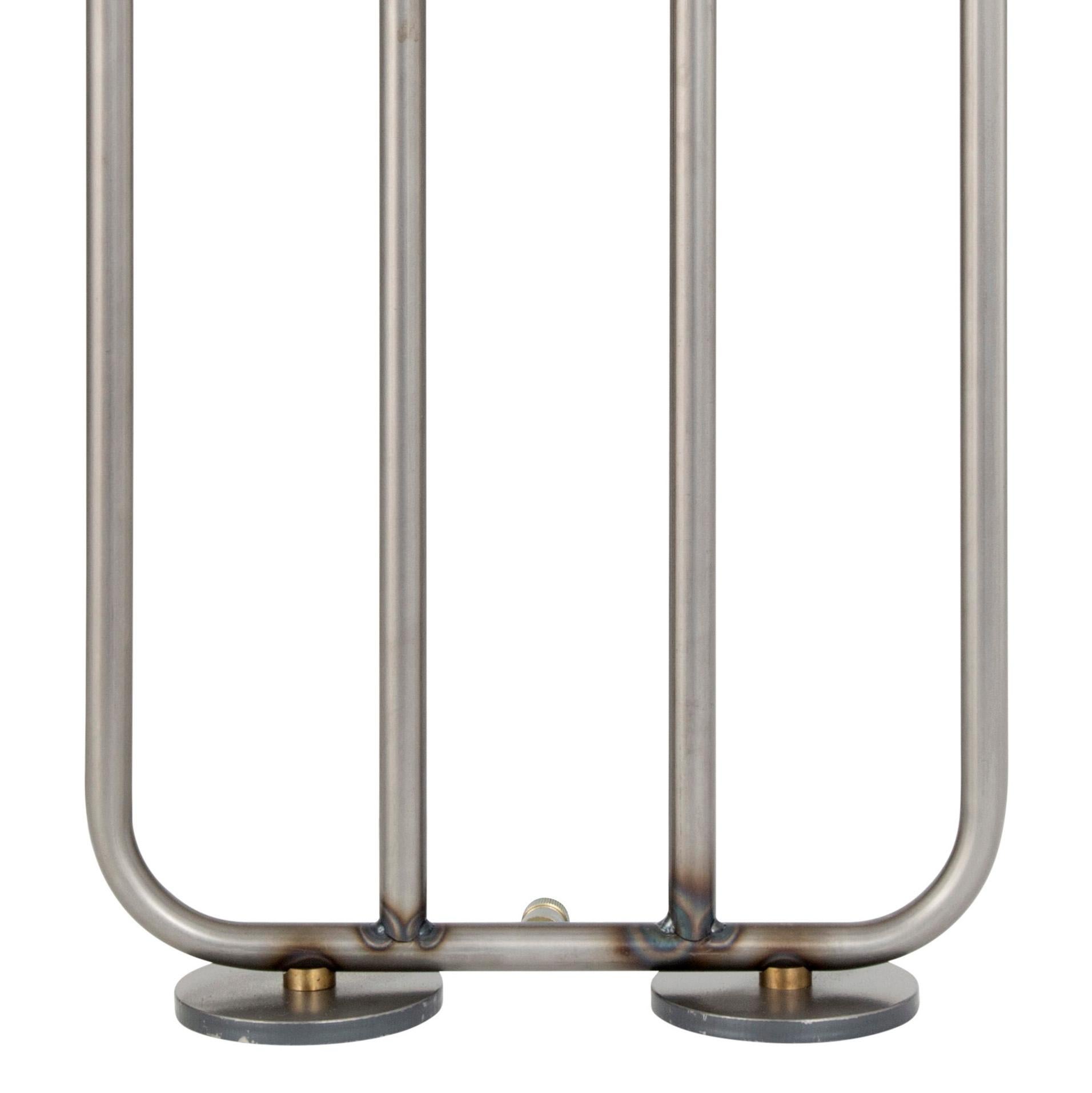 Scandinavian Modern Sabina Grubbeson December Raw Iron Table Lamp by Konsthantverk For Sale