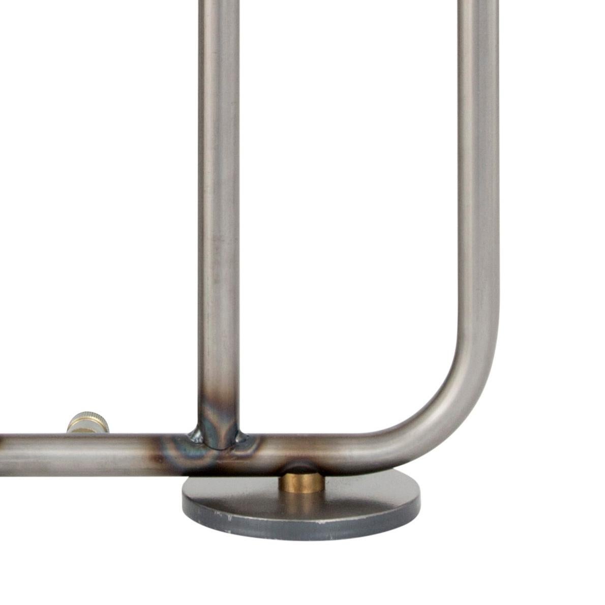 Sabina Grubbeson December Raw Iron Table Lamp by Konsthantverk In New Condition For Sale In Barcelona, Barcelona