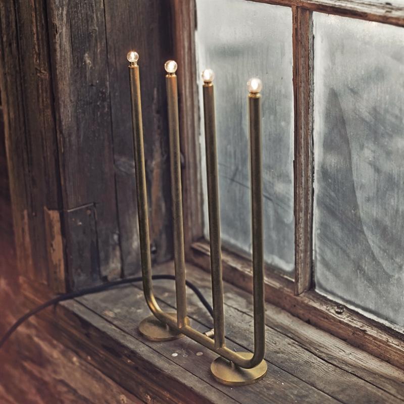 Sabina Grubbeson December Raw Iron Table Lamp by Konsthantverk For Sale 2