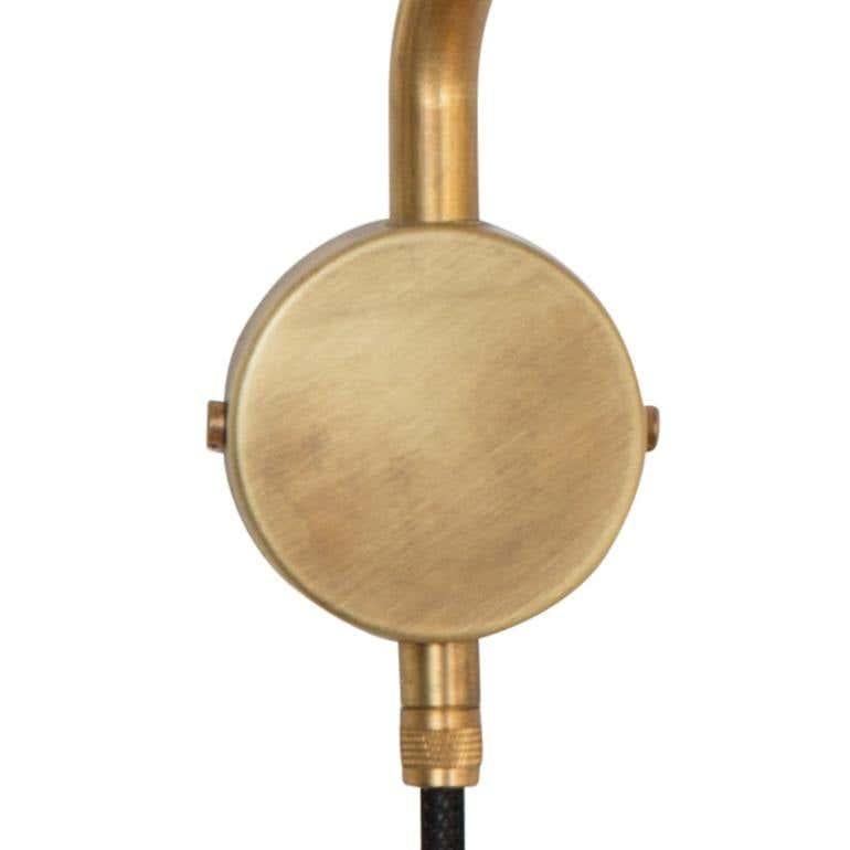 Contemporary Sabina Grubbeson Edison Brass Wall Lamp by Konsthantverk For Sale