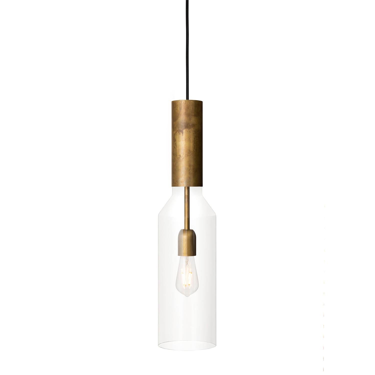 Sabina Grubbeson Fenomen Smal Brass Ceiling Lamp by Konsthantverk In New Condition In Barcelona, Barcelona