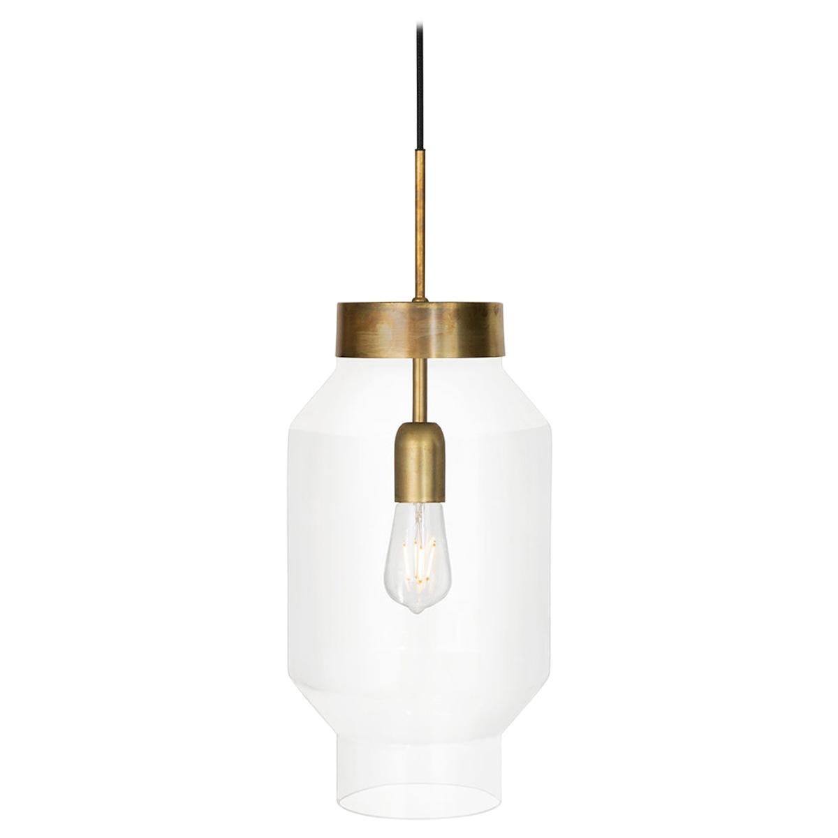 Sabina Grubbeson Fenomen Stor Clear Glass Ceiling Lamp by Konsthantverk