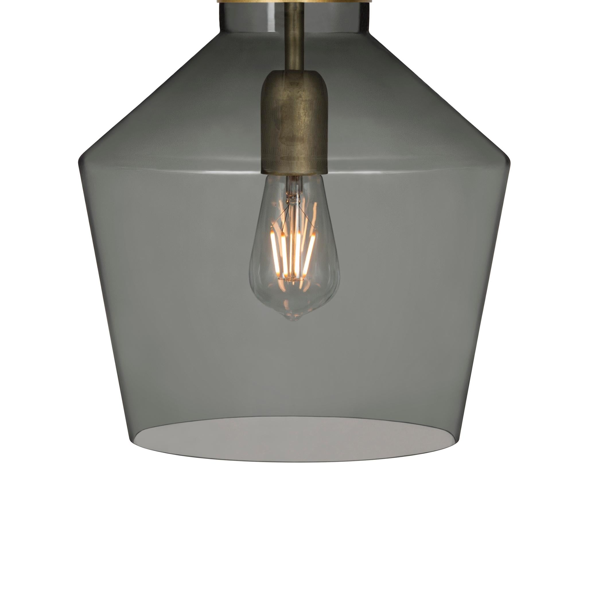 Ceiling lamp model Fenomen Widh designed by Sabina Grubbeson and manufactured by Konsthantverk.

The production of lamps, wall lights and floor lamps are manufactured using craftsman’s techniques with the same materials and techniques as the first