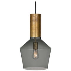 Sabina Grubbeson Fenomen Widh Smoked Glass Ceiling Lamp by Konsthantverk