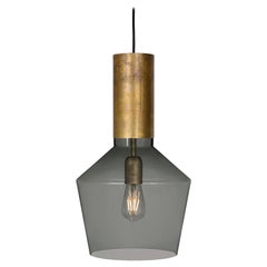 Sabina Grubbeson Fenomen With Smoked Glass Ceiling Lamp by Konsthantverk