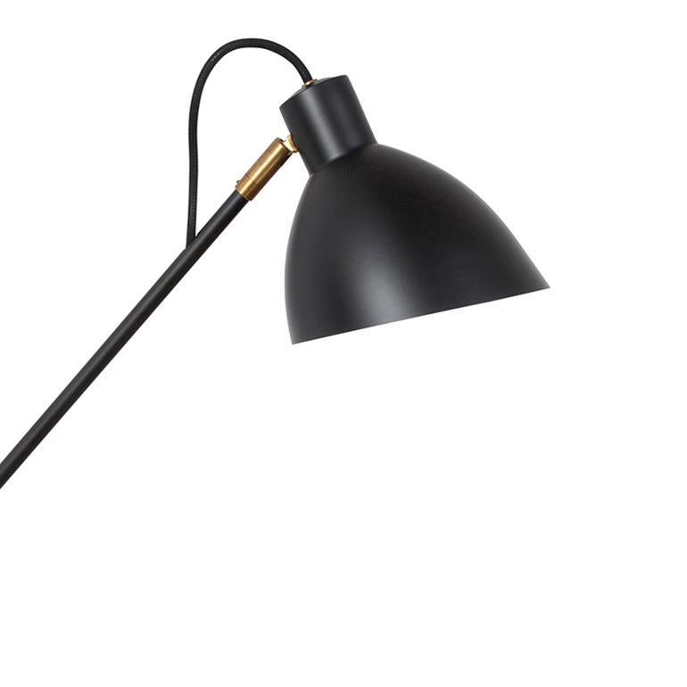 Sabina Grubbeson KH#1 Black Long Arm Wall Lamp by Konsthantverk In New Condition For Sale In Barcelona, Barcelona
