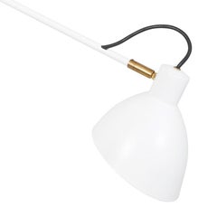 Sabina Grubbeson KH#1 White Long Arm Wall Lamp by Konsthantverk