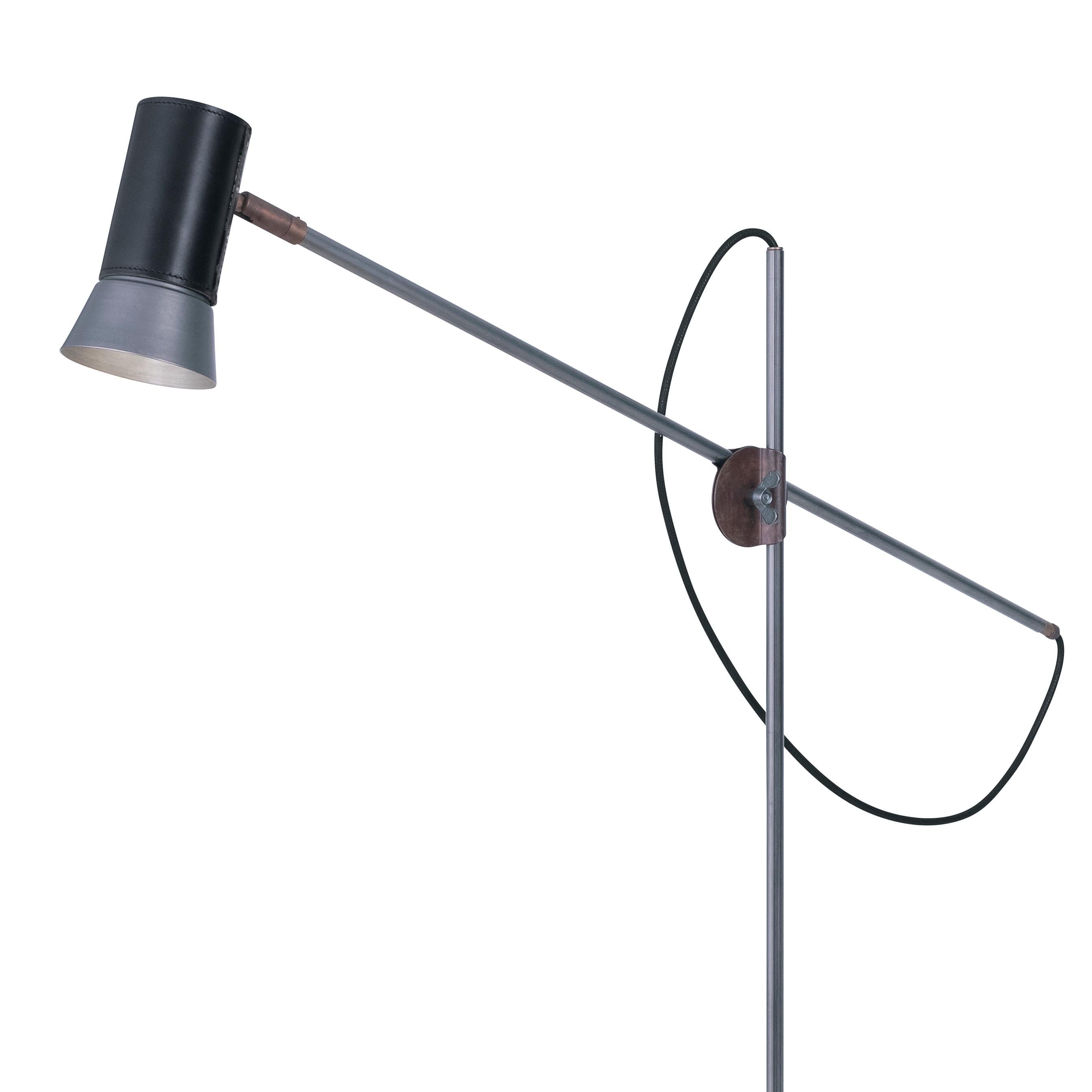 Floor lamp model Kusk designed by Sabina Grubbeson and manufactured by Konsthantverk.

The production of lamps, wall lights and floor lamps are manufactured using craftsman’s techniques with the same materials and techniques as the first